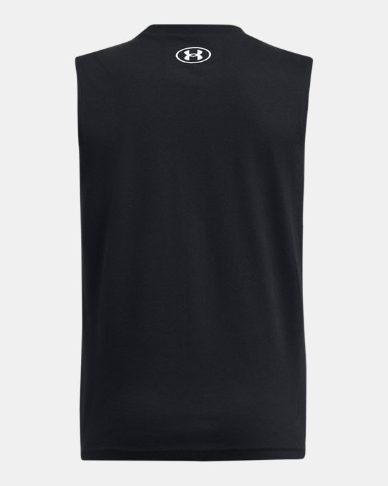 เสื้อกล้าม UA Sportstyle Logo สำหรับเด็กผู้ชาย in Black image number 1